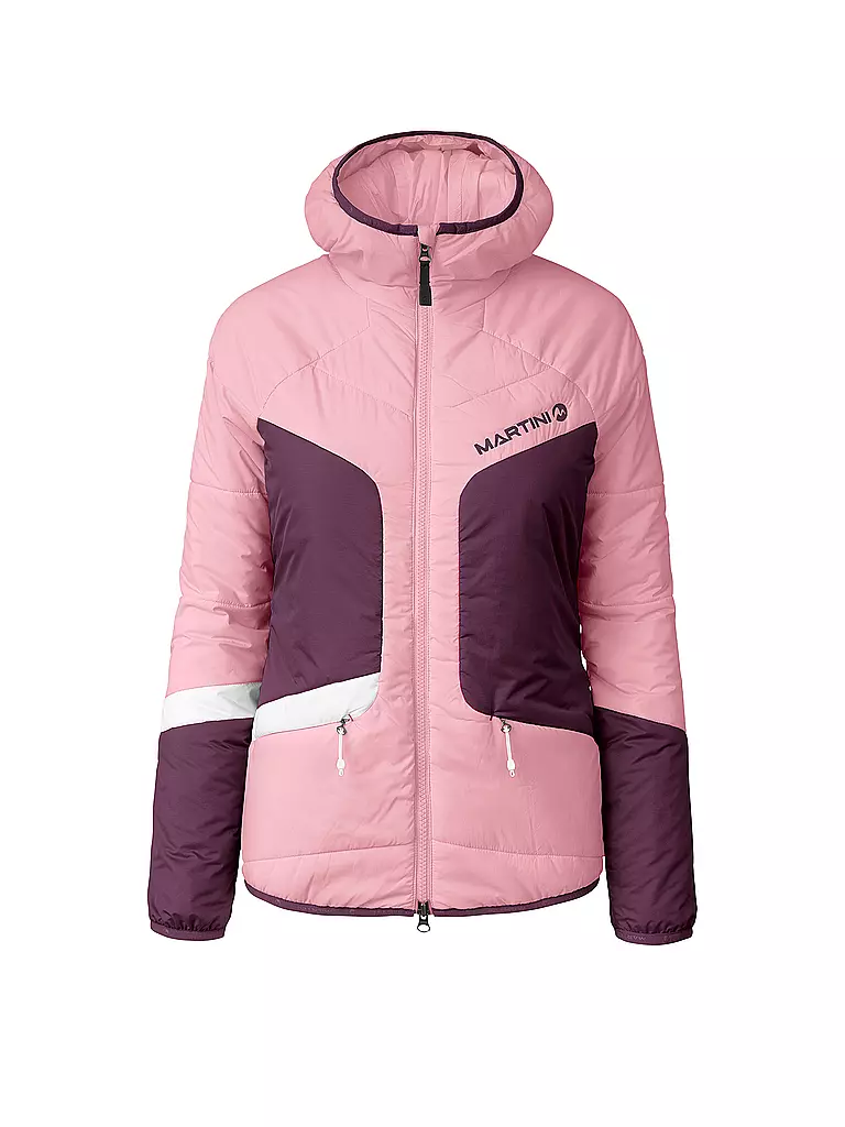 MARTINI | Damen Touren Isojacke Horizon G-LOFT® Hoodie | rosa