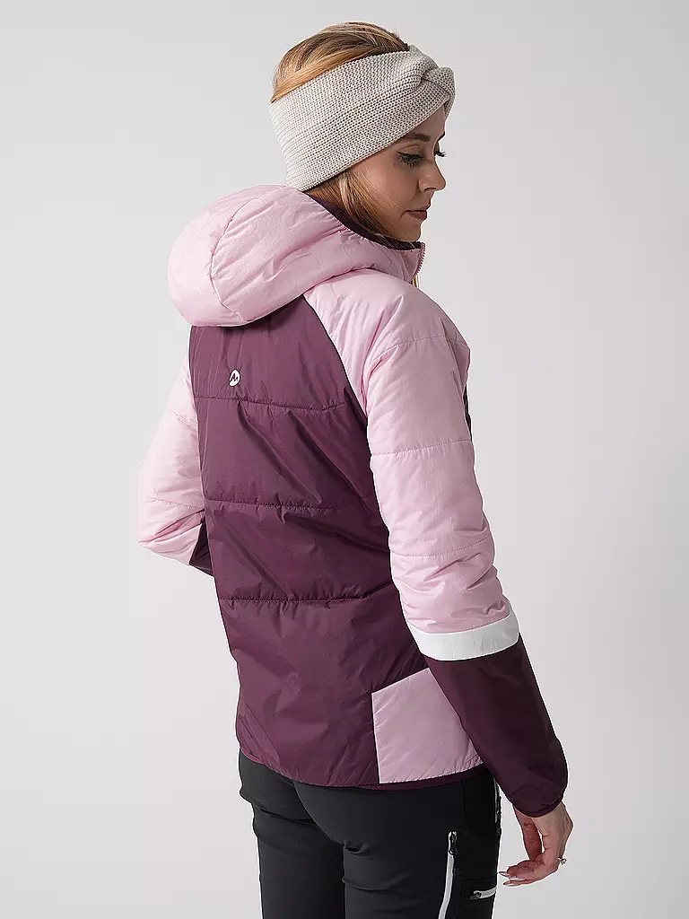 MARTINI | Damen Touren Isojacke Horizon G-LOFT® Hoodie | rosa