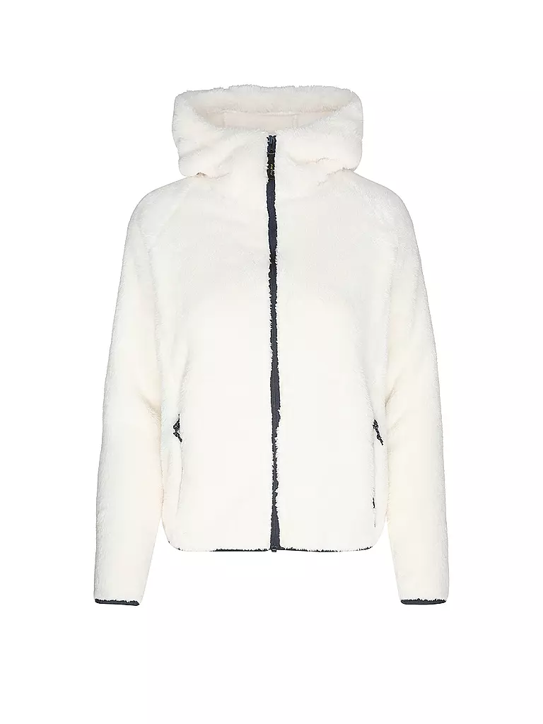 MERU |  Damen Fleecejacke Roxburgh Hoodie | weiss