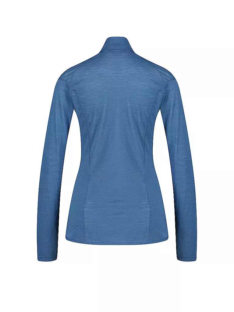 MERU |  Damen Funktions Zipshirt Vordingborg  | dunkelblau