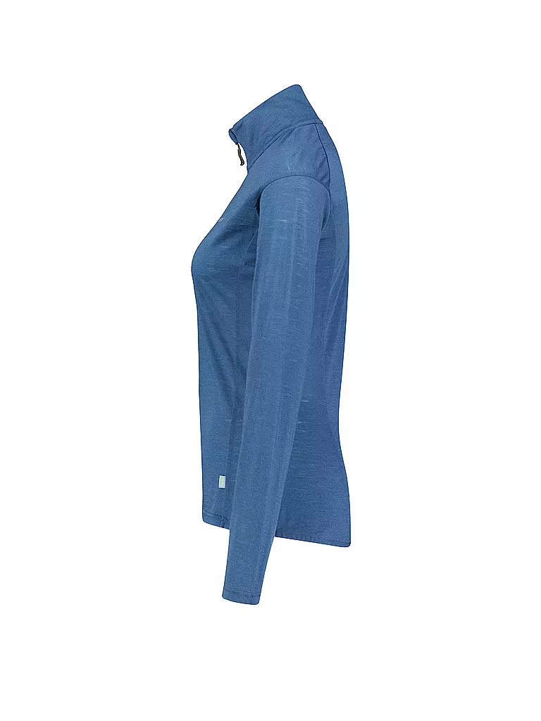 MERU |  Damen Funktions Zipshirt Vordingborg | dunkelrot