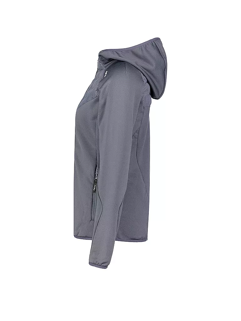 MERU | Damen Fleecejacke Bath Hoodie | grau