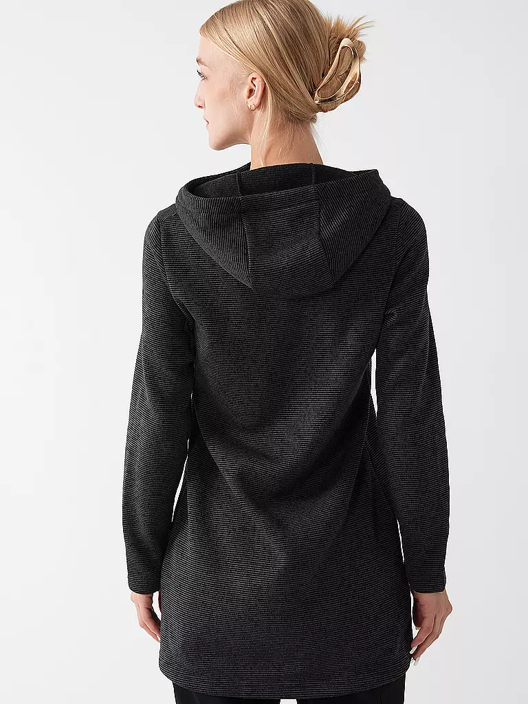 MERU | Damen Fleecejacke lang Bergen | dunkelblau