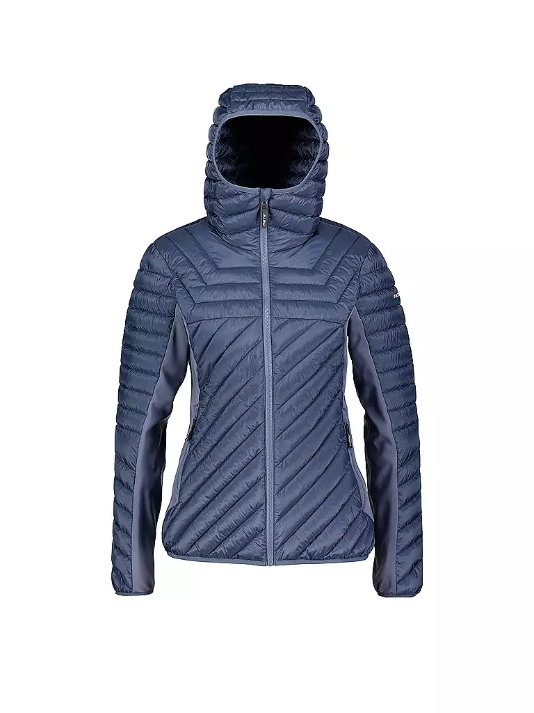 MERU | Damen Hybridjacke Halifaxd Hoodie | grau