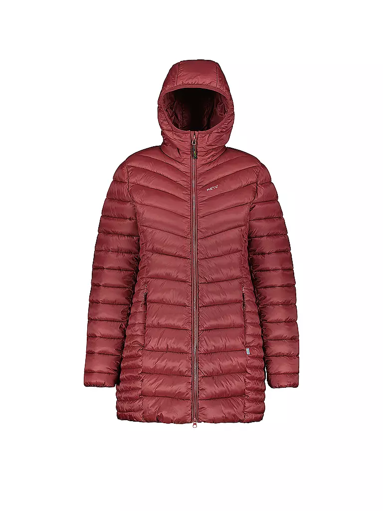 MERU | Damen Wintermantel Cold Bay | dunkelrot