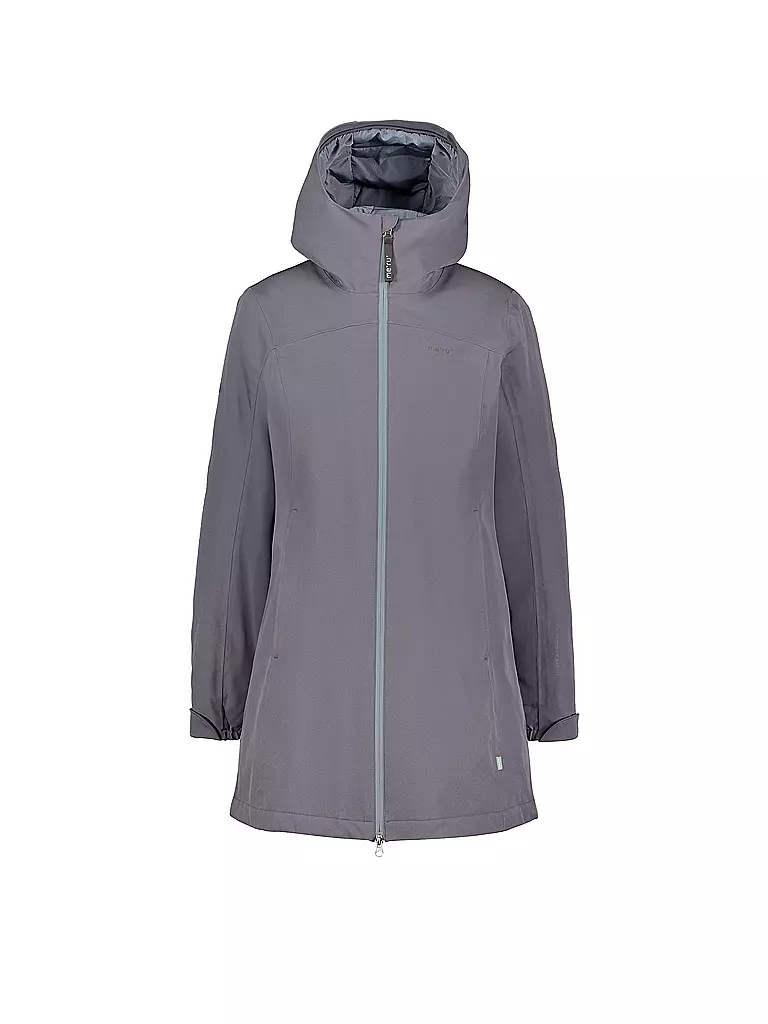 MERU | Damen Wintermantel Nora Hoodie | grau