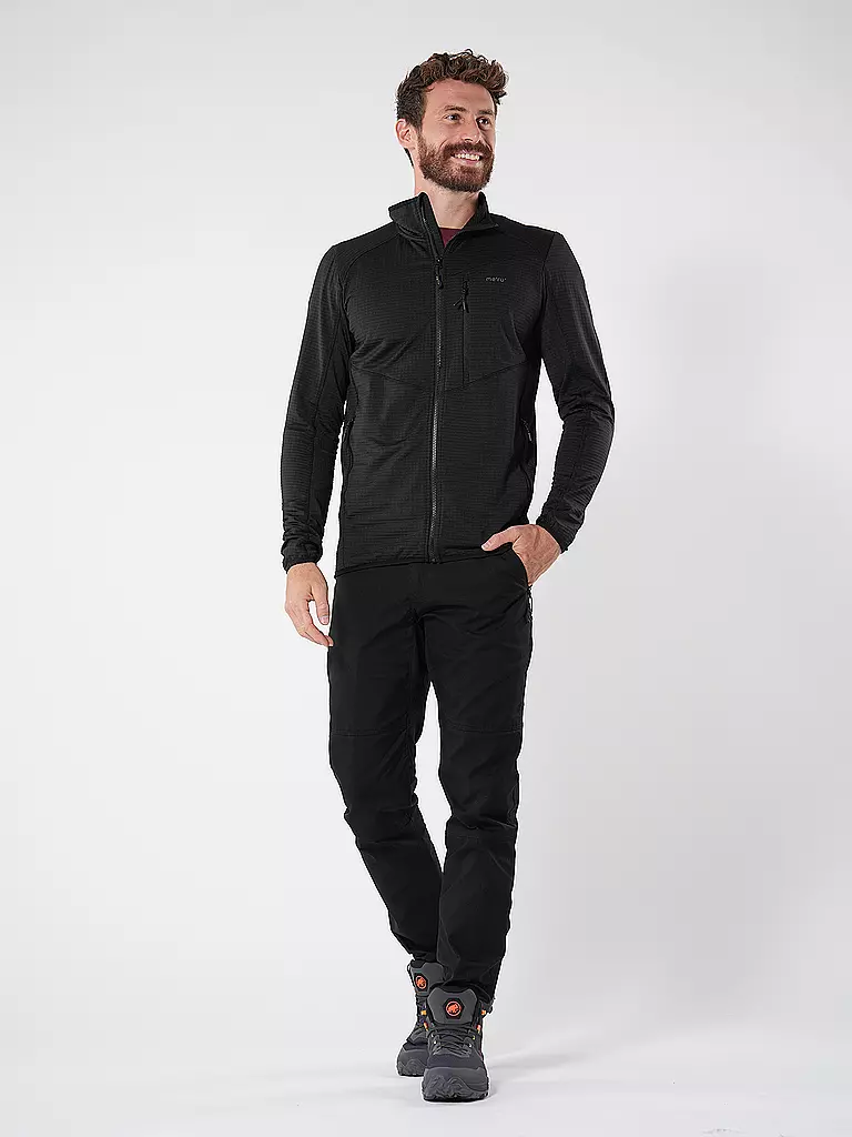 MERU | Herren Fleecejacke Caen | schwarz