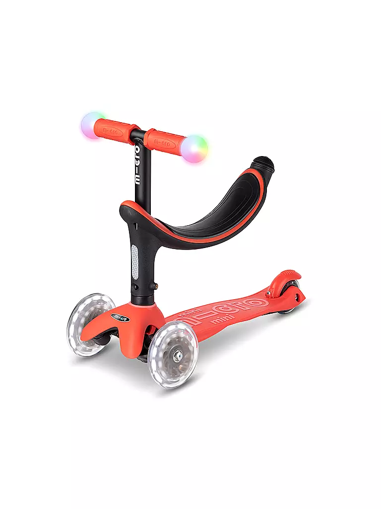 MICRO | Kinder Scooter Micro Mini 2Grow Deluxe Magic LED | blau