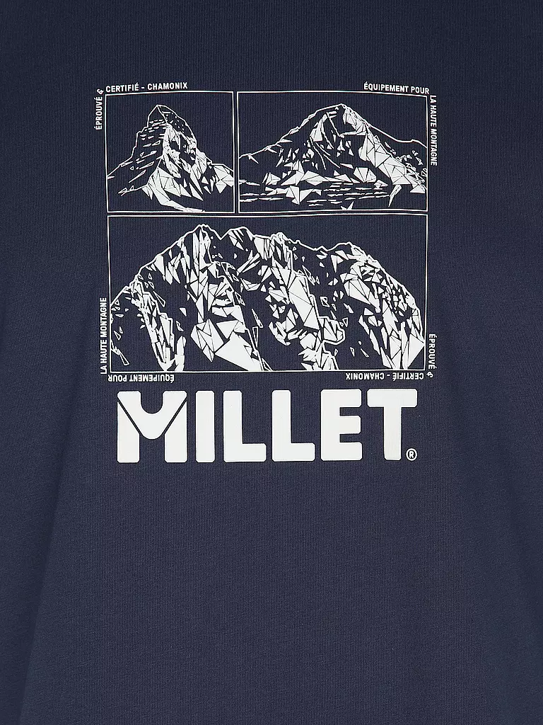 MILLET | Herren T-Shirt Charmonix Logo | dunkelblau