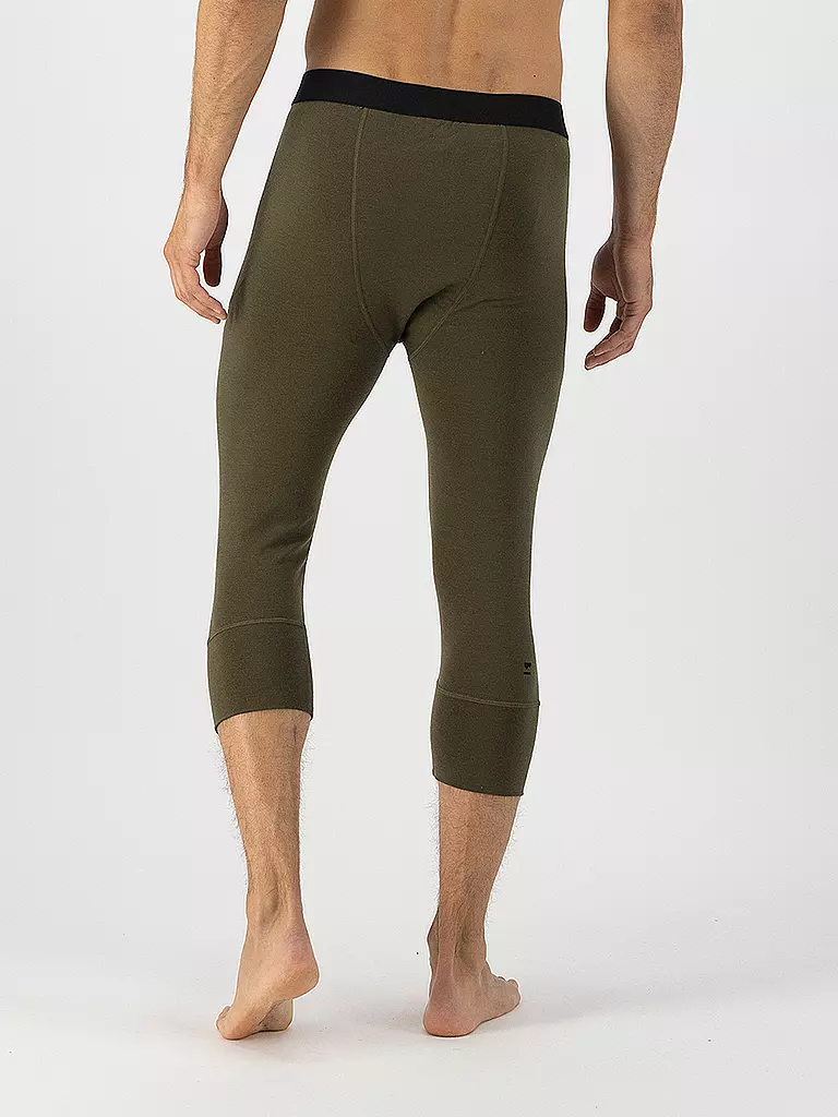 MONS ROYALE | Herren 3/4 Legging Cascade Merino Flex 200 | olive