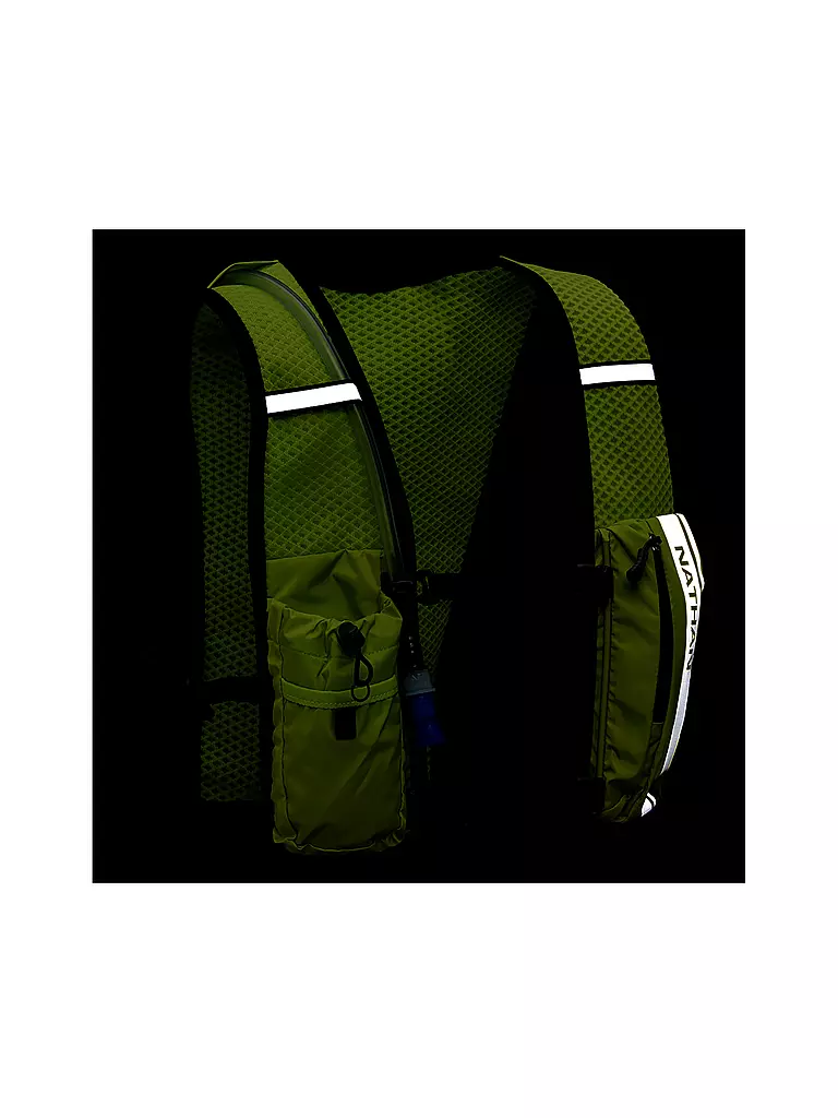 NATHAN | Trinkrucksack Hypernight QuickStart 2.0 4L inkl. 1,5L Blase | gelb