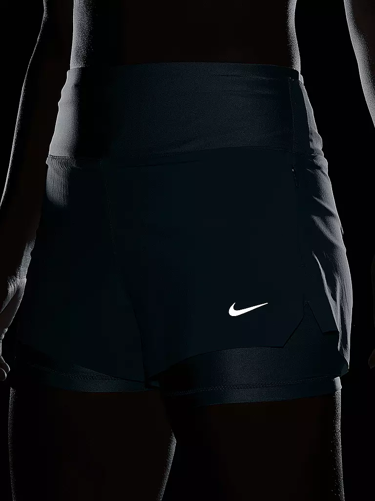 NIKE | Damen 2in1 Laufshort Dri-FIT Swift | hellblau