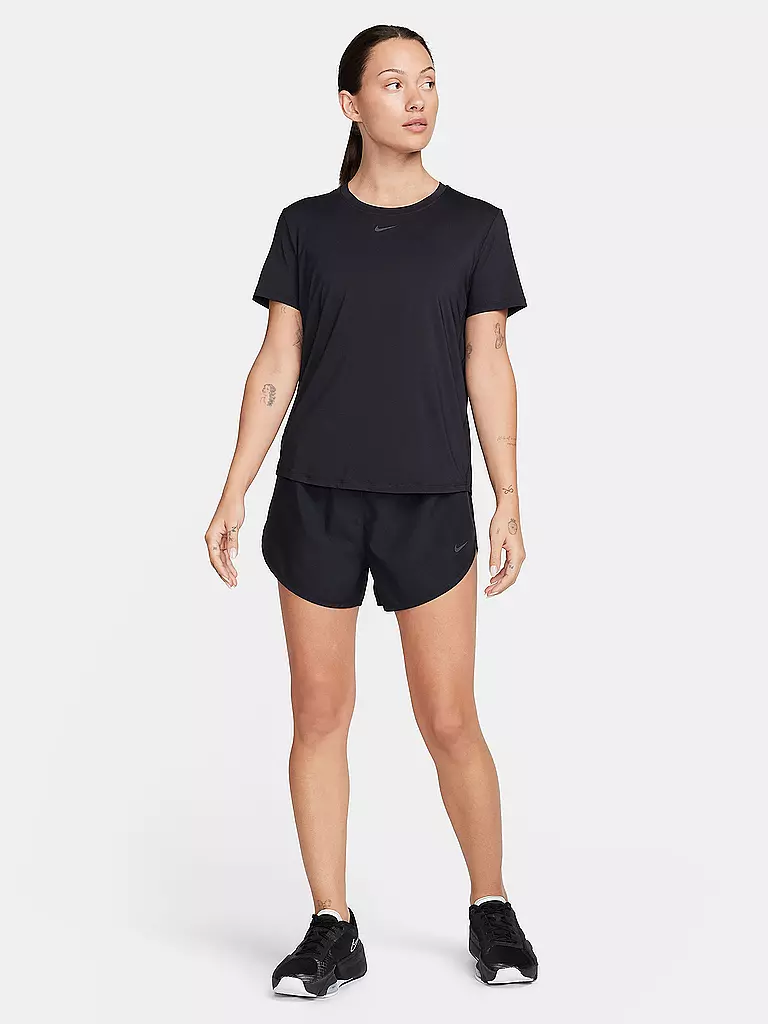 NIKE | Damen Fitnessshirt One Classic Dri-FIT | schwarz