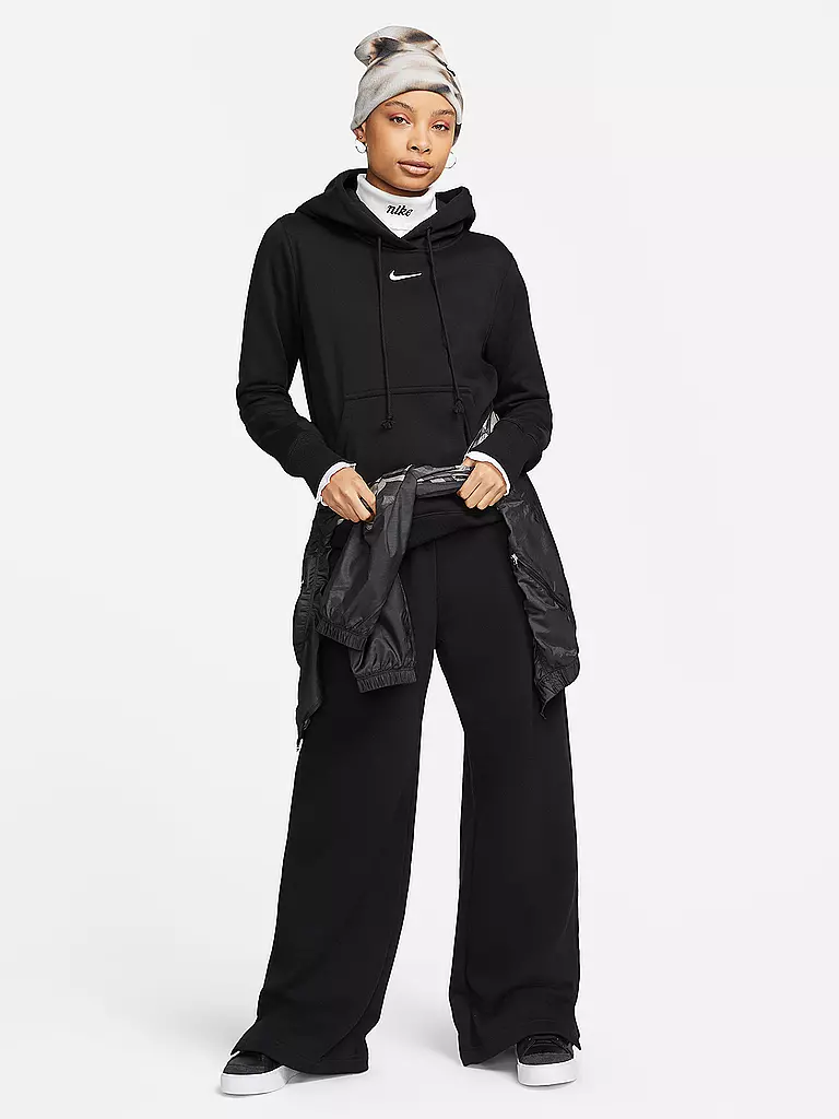 NIKE | Damen Hoodie Sportswear Phoenix Fleece | schwarz