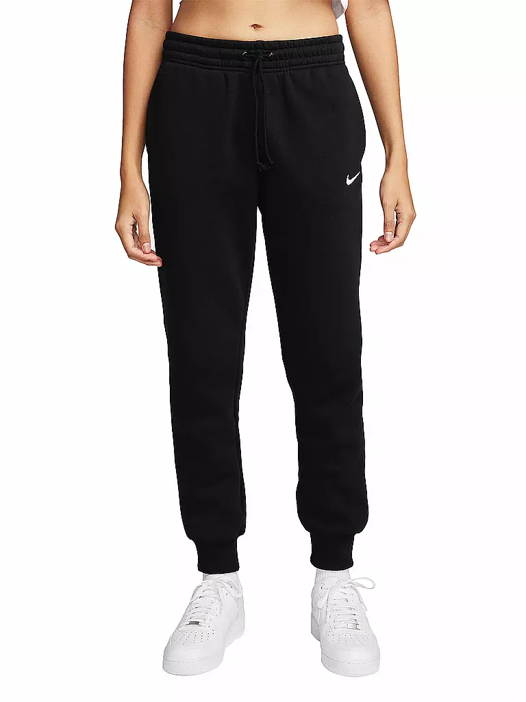 NIKE | Damen Jogginghose Sportswear Phoenix Fleece | schwarz