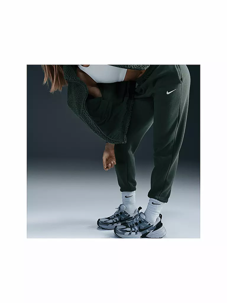 NIKE | Damen Jogginghose Sportswear Phoenix Fleece | dunkelgrün