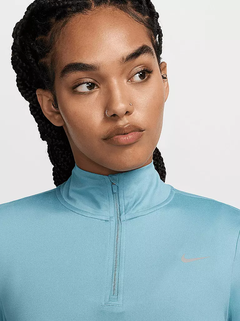 NIKE | Damen Laufshirt Dri-FIT Swift Element UV | hellblau