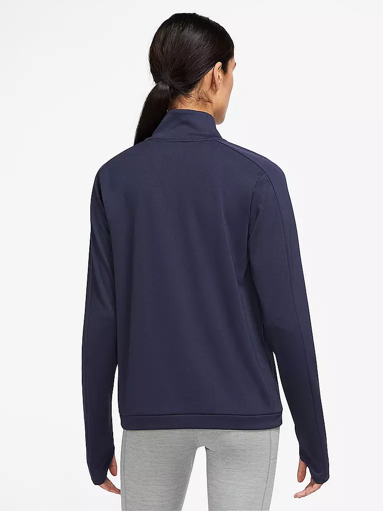 NIKE | Damen Laufshirt Dri-FIT Swoosh 1/2 Zip | lila