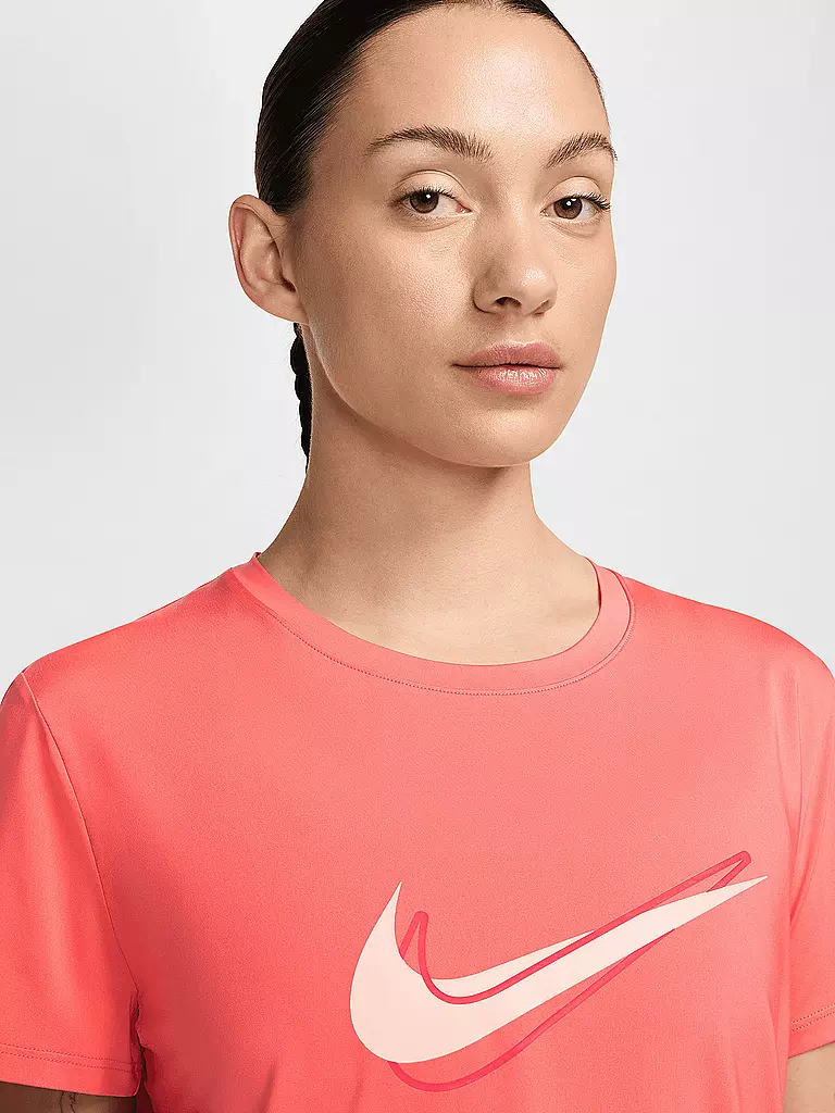 NIKE | Damen Laufshirt One Swoosh | rosa