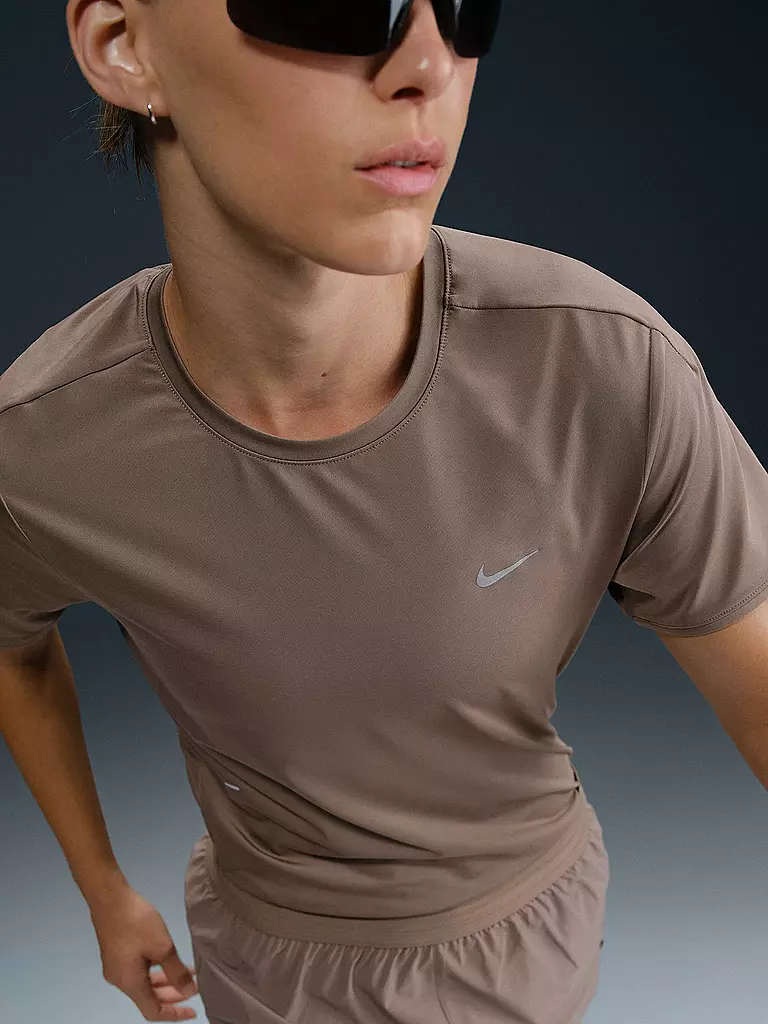 NIKE | Damen Laufshirt Swift | braun