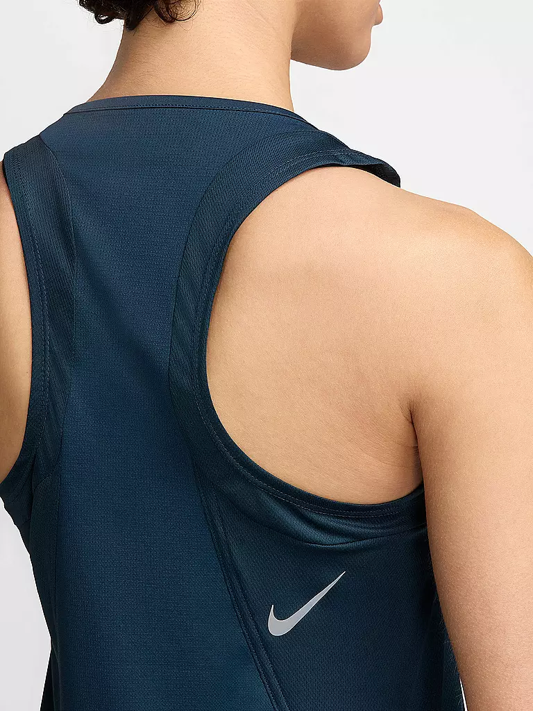 NIKE | Damen Lauftank Dri-FIT Race | dunkelblau