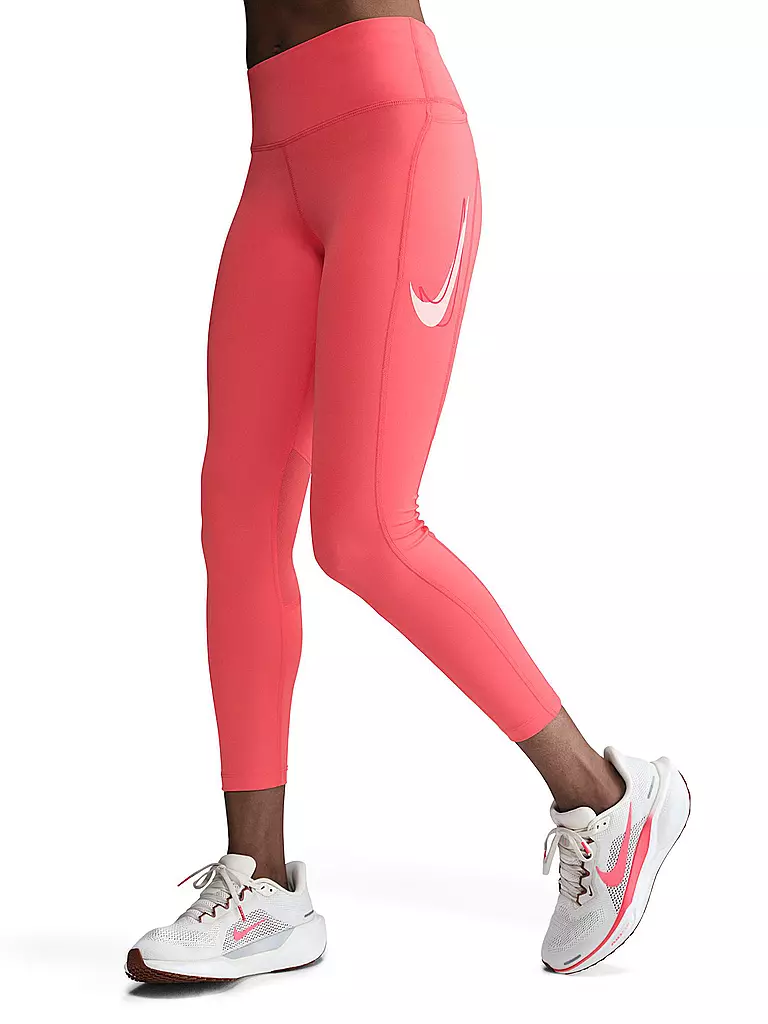 NIKE | Damen Lauftight Swoosh 7/8 | rosa