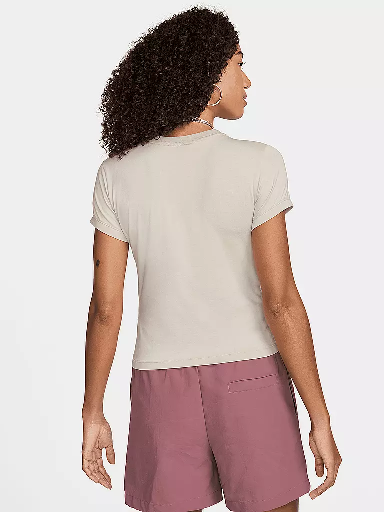 NIKE | Damen T-Shirt Sportswear Chill Knit | creme