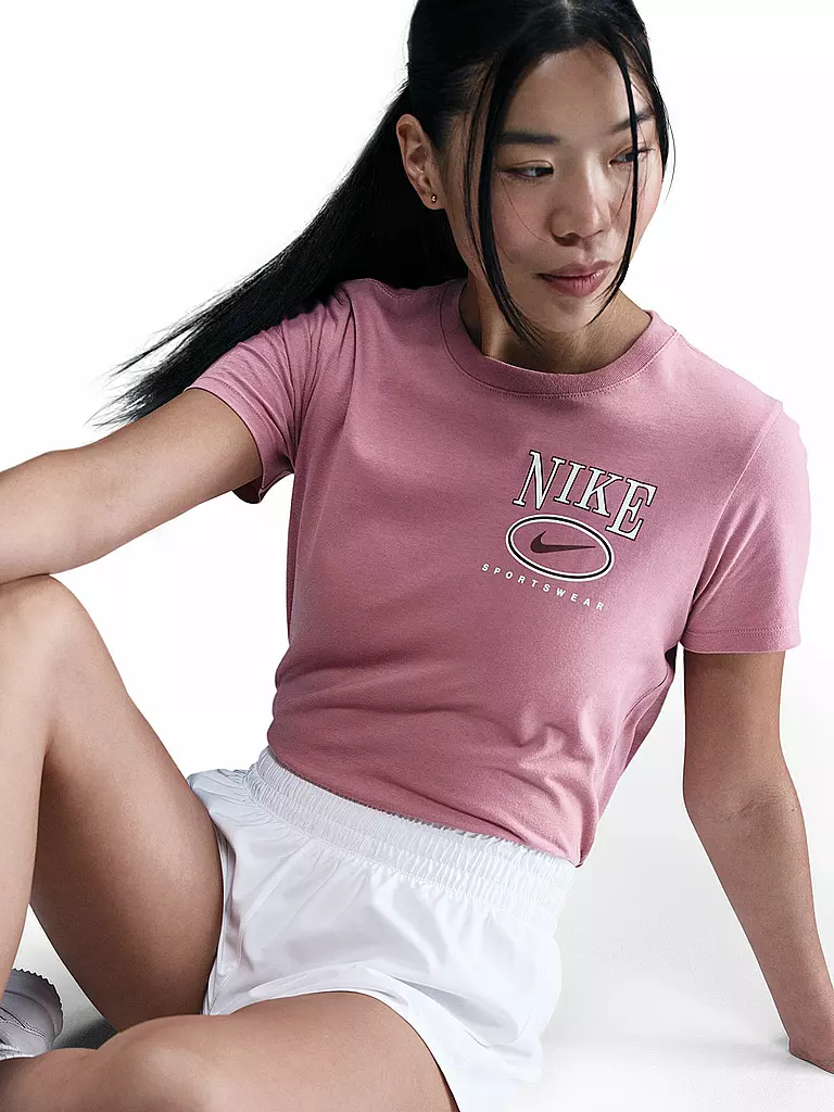 NIKE | Damen T-Shirt Sportswear Club | rosa