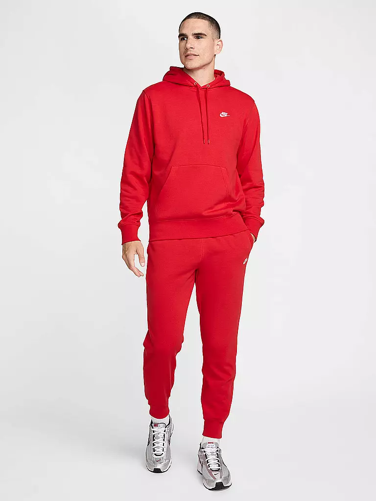 NIKE | Herren Hoodie NK Club French Terry | rot