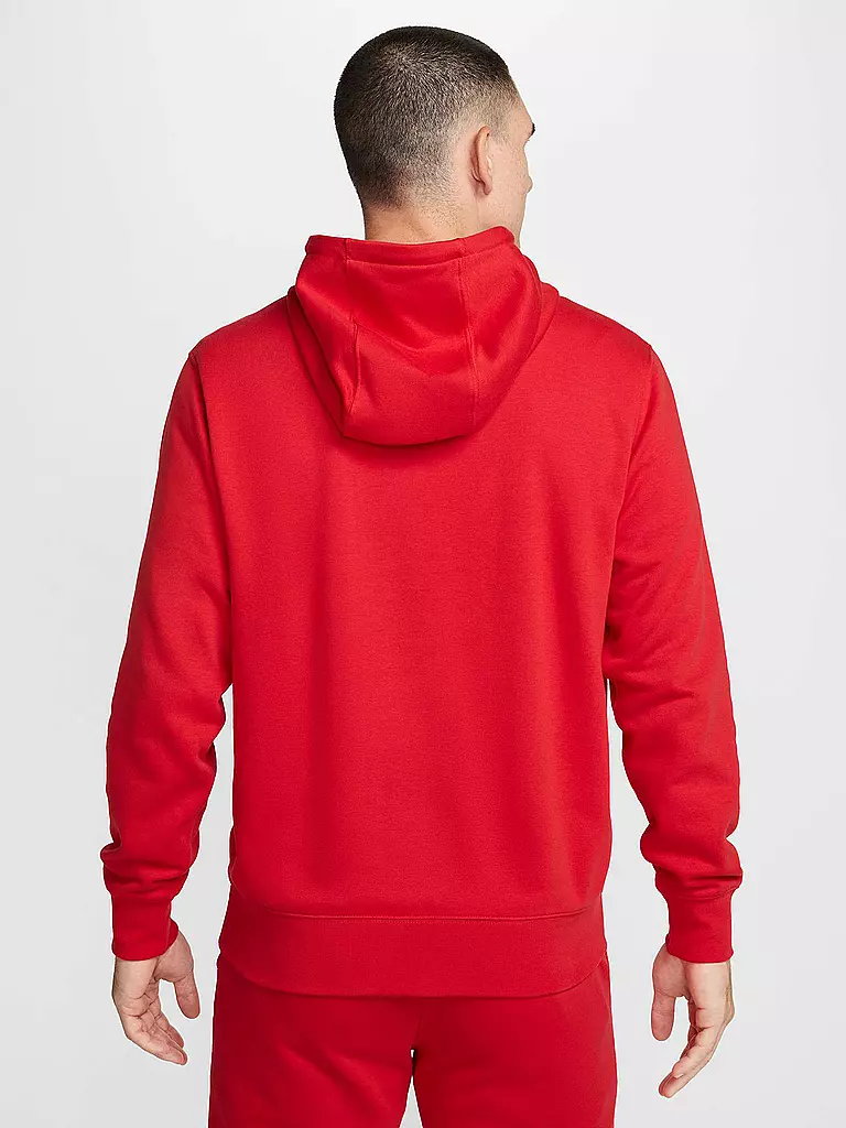 NIKE | Herren Hoodie NK Club French Terry | rot