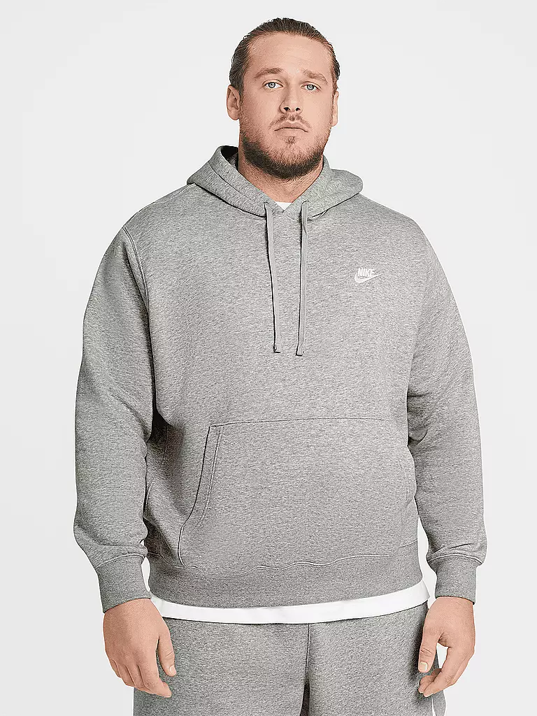 NIKE | Herren Hoodie Sportswear Club Fleece | grau