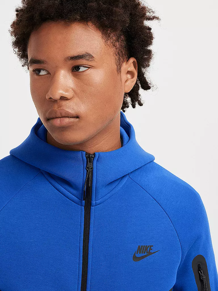 NIKE | Herren Jacke Tech Fleece Hoodie | blau