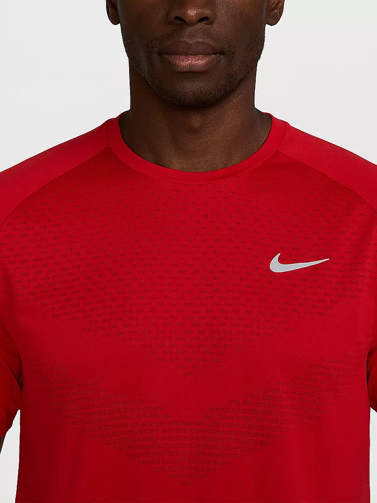 NIKE | Herren Laufshirt Dri-FIT Stride | rot