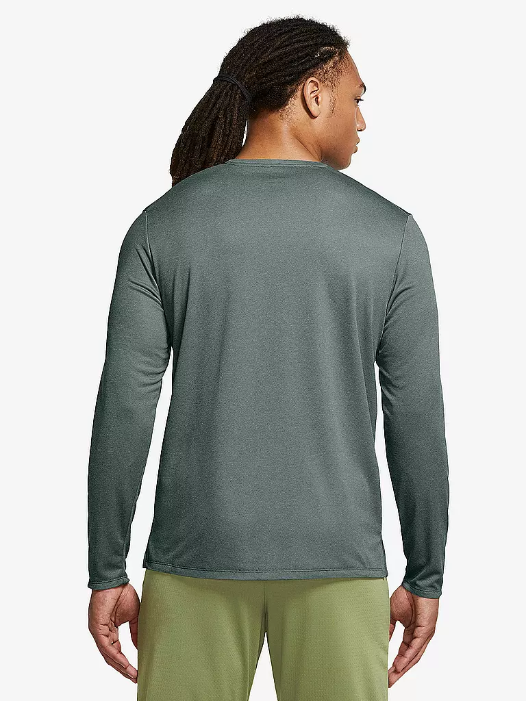 NIKE | Herren Laufshirt Dri-FIT UV Miler Long-Sleeve | dunkelgrün