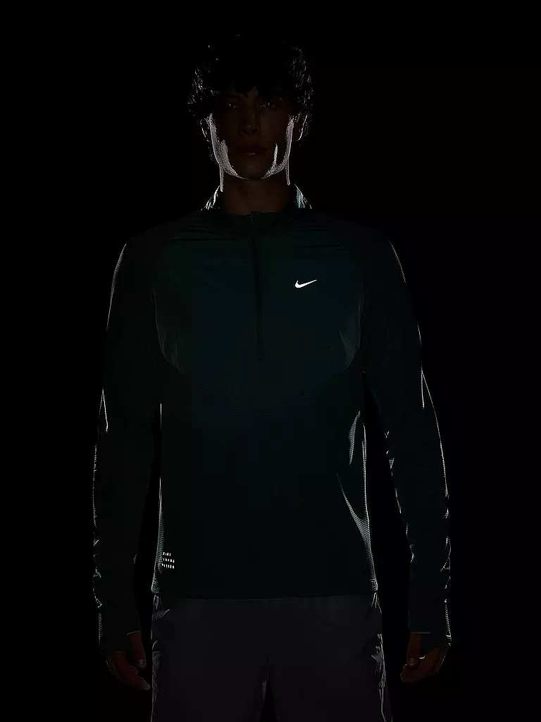 NIKE | Herren Laufshirt Element Running Division | dunkelgrün