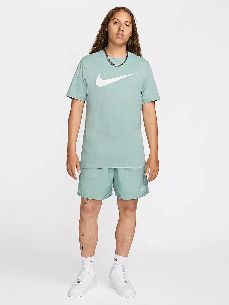 NIKE | Herren Shirt Tee Icon Swoosh | hellgrün