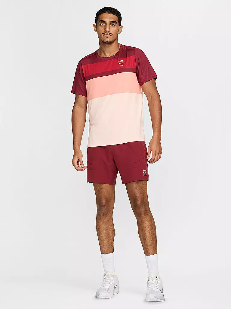 NIKE | Herren Tennisshort Advantage | dunkelrot