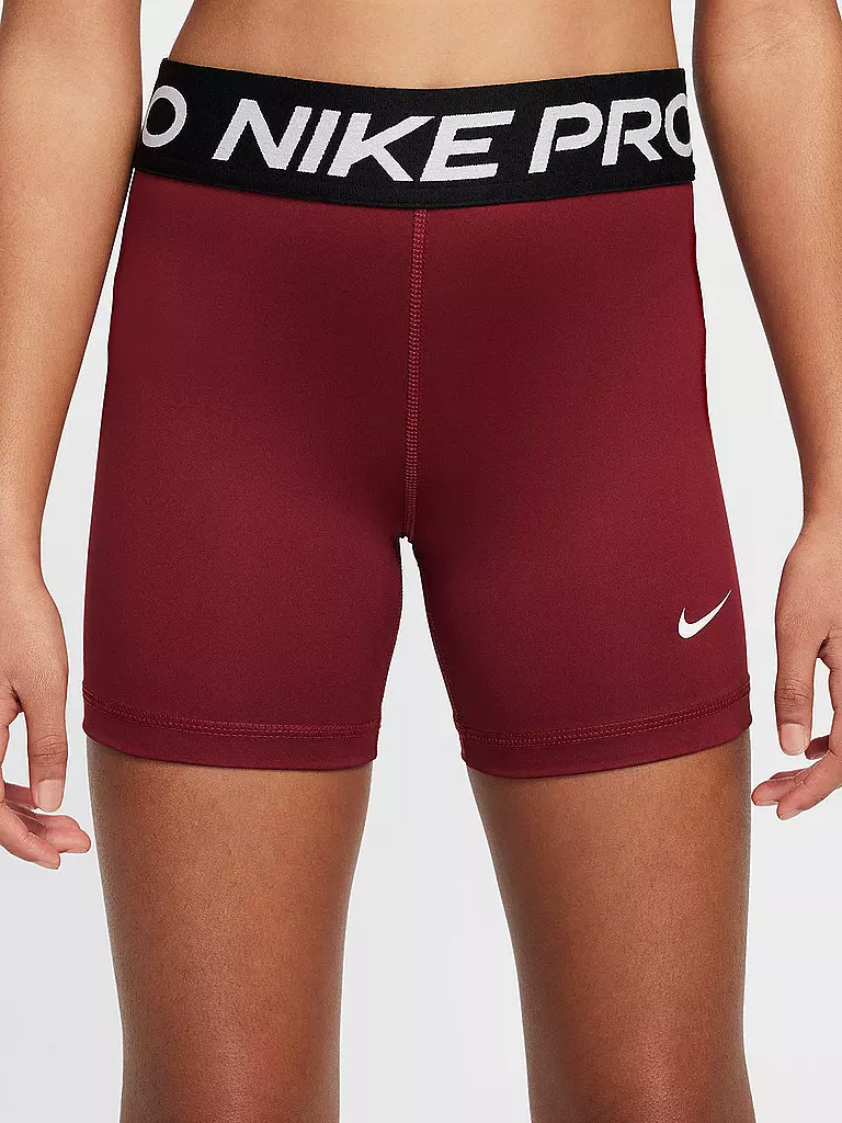 NIKE | Mädchen Fitnessshort Pro | dunkelrot