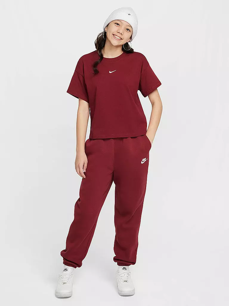 NIKE | Mädchen Shirt Sportswear Essential | dunkelrot