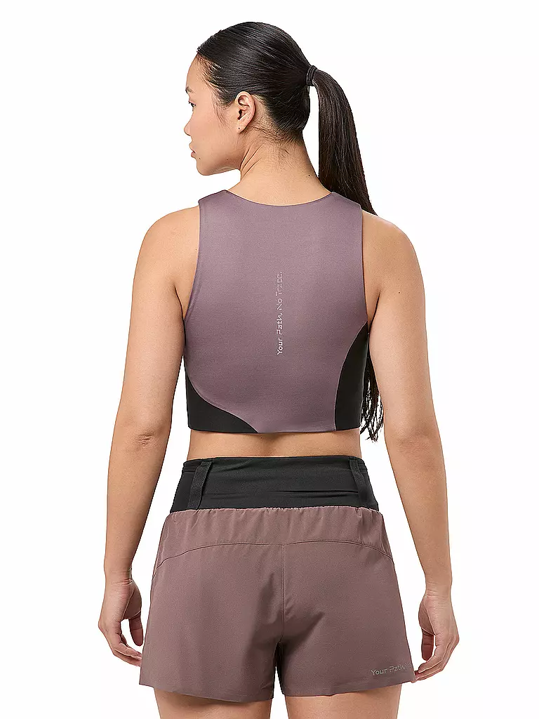 NNORMAL | Damen Lauftop Cropped | rosa