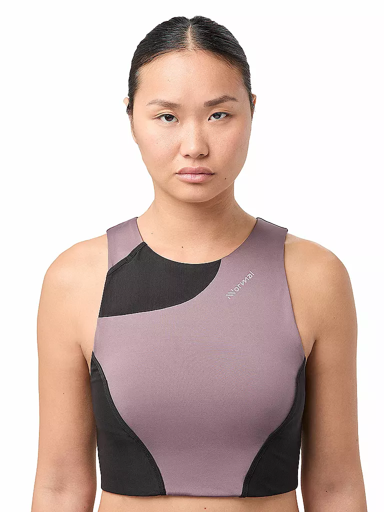 NNORMAL | Damen Lauftop Cropped | rosa