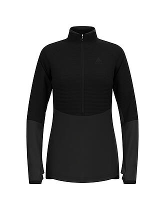 ODLO | Damen Unterzieh Zipshirt Descent Ceramiwarm