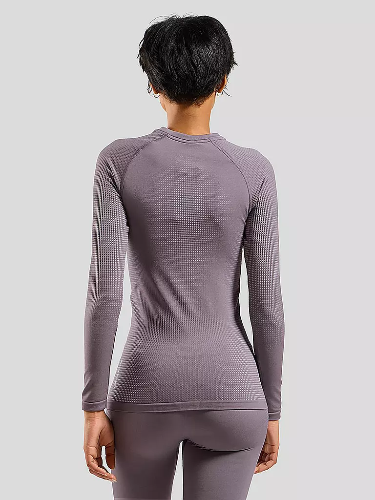 ODLO | Damen Funktionsshirt WARM ECO Baselayer | grau