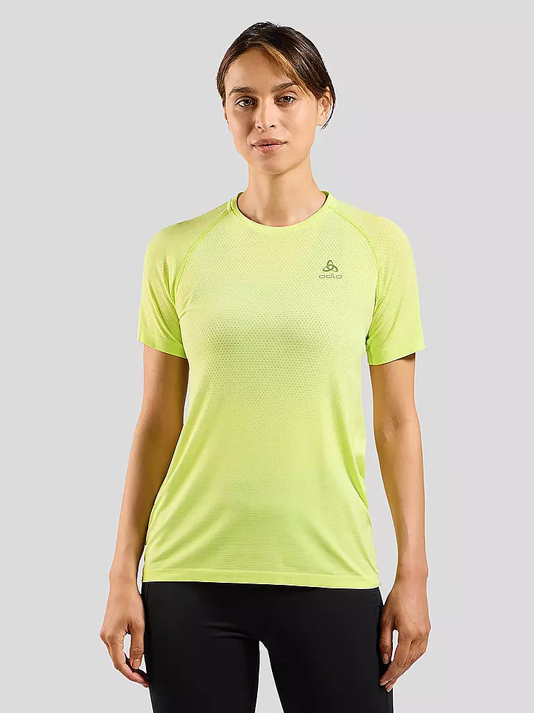 ODLO | Damen Laufshirt Essentials Seamless | lila