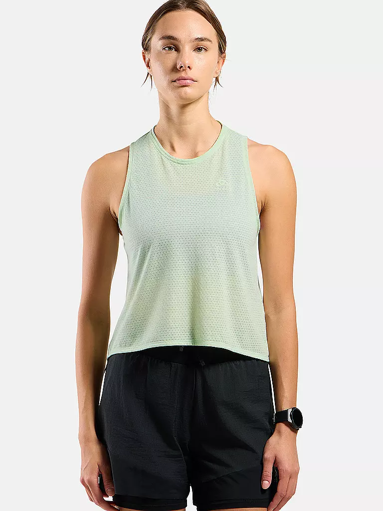 ODLO | Damen Lauftank Essential Linencool | hellgrün