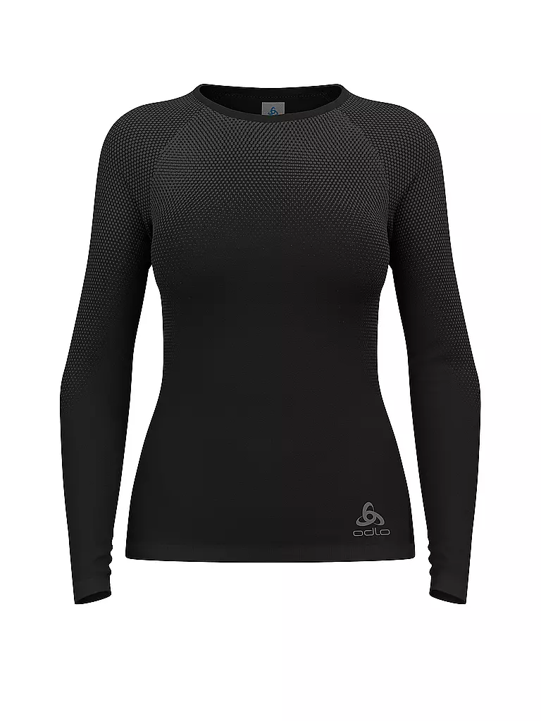 ODLO | Damen Laufwäsche Shirt Performance Light Base Layer  | schwarz