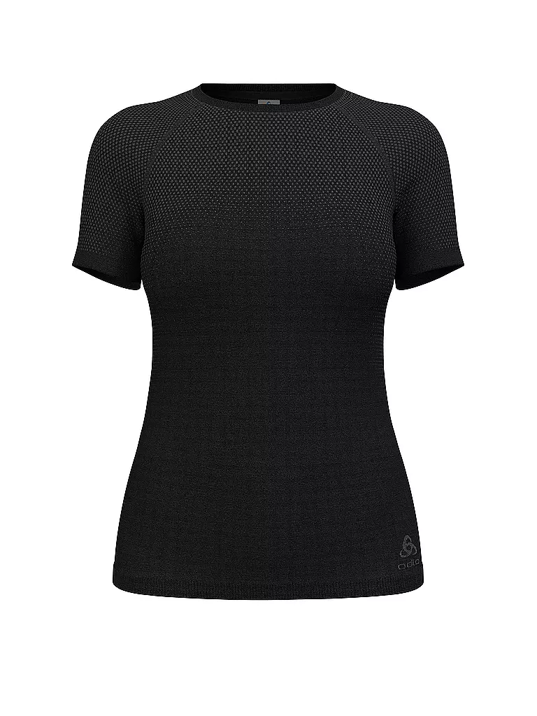 ODLO | Damen Laufwäsche Shirt Performance Light Base Layer | schwarz