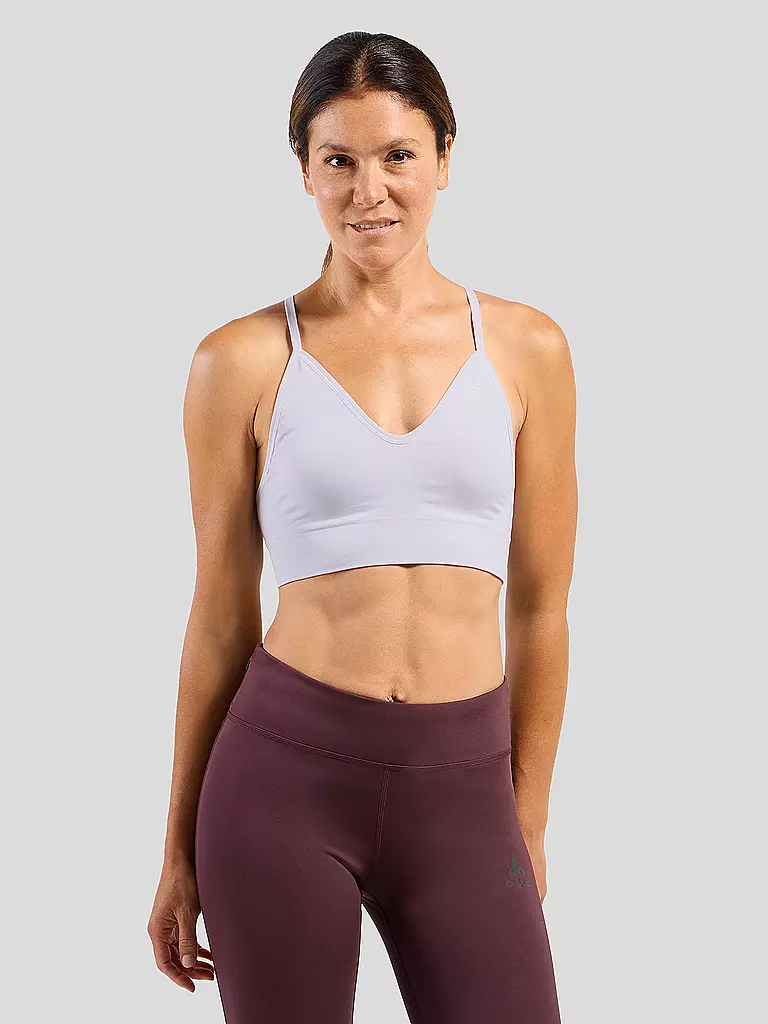 ODLO | Damen Sport-BH Padded Seamless Soft 2.0 Low Support | grau