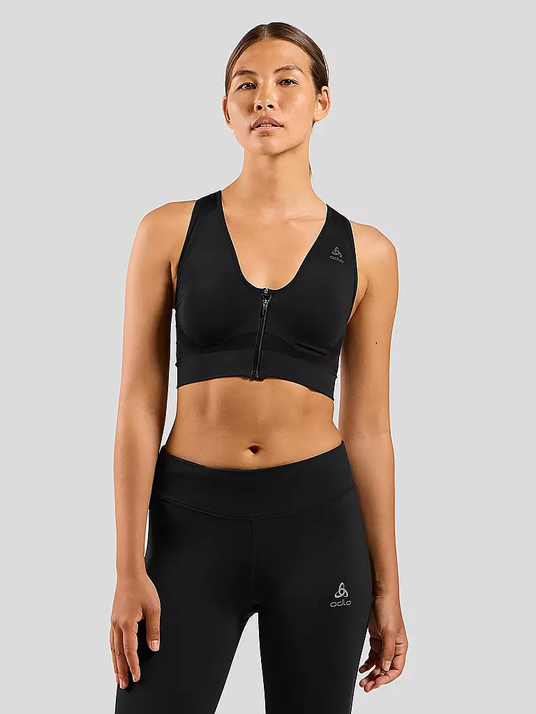 ODLO | Damen Sport-BH Seamless High Support | schwarz