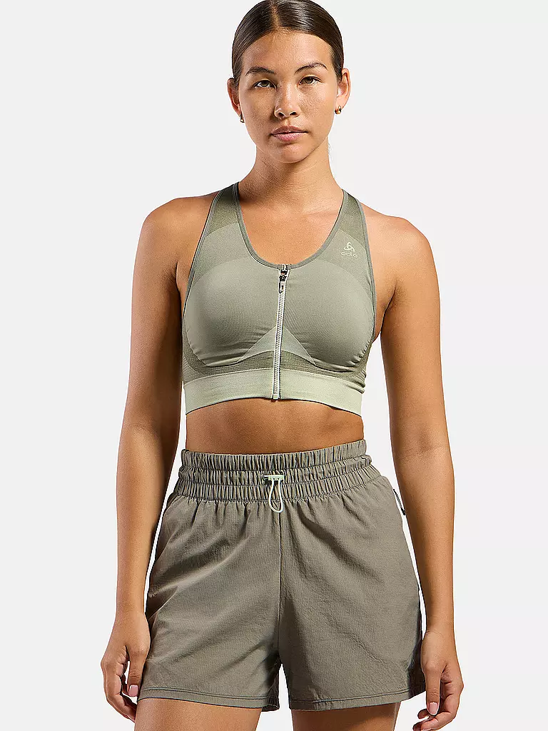 ODLO | Damen Sport-BH Seamless High Support | olive